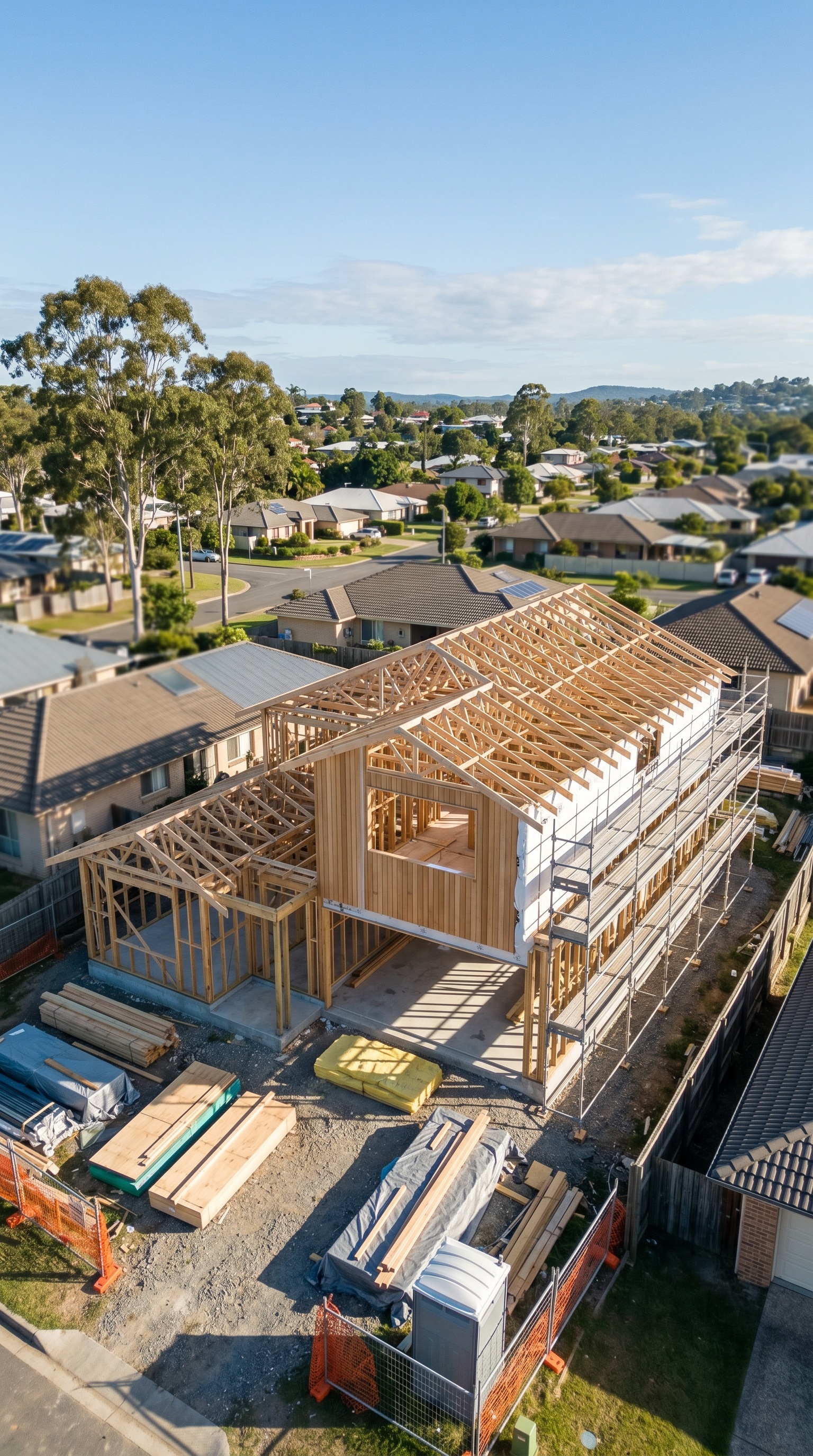 Project Content — Progress and construction context